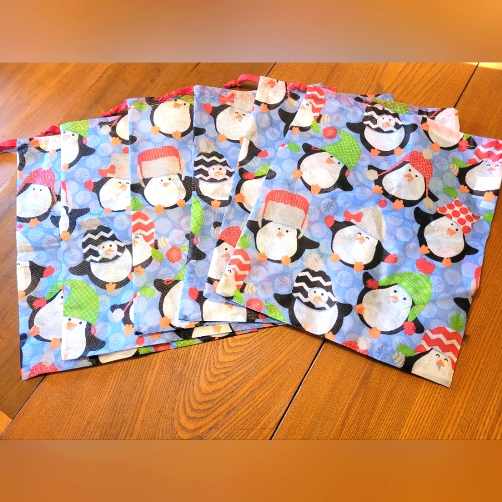 6 Drawstring Bags "timeless memory pouches" by 31 bags & gifts